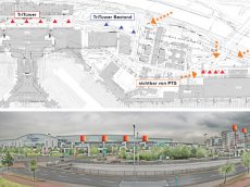 Media Masterplanung, Media Frankfurt GmbH, Flughafen Frankfurt/Main, Deutschland - FRANKEN\ARCHITEKTEN